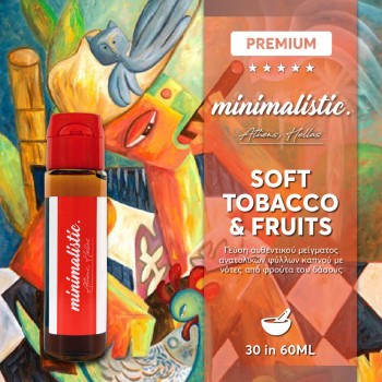 Minimalistic Soft Tobacco And Fruits 60ml Minimalistic Soft Tobacco And Fruits 60ml